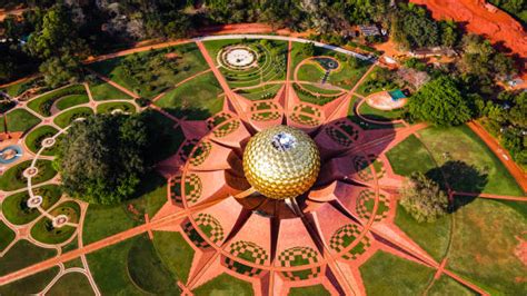 Matrimandir In Auroville India Stock Photos, Pictures & Royalty-Free ...