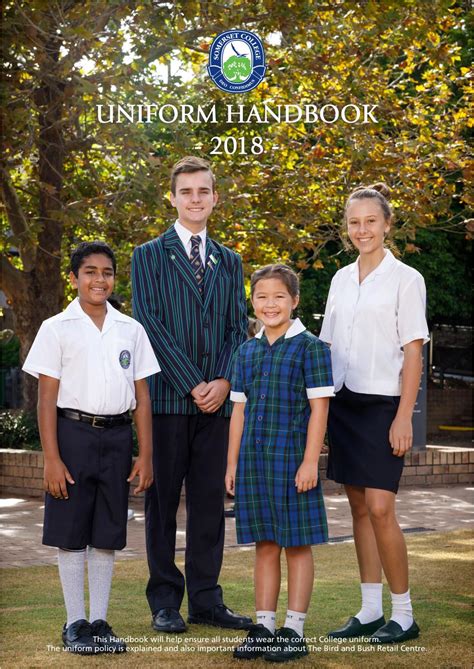 Somerset College Uniform Handbook by Somerset College - Issuu