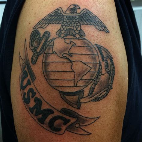 75 Cool USMC Tattoos - Meaning, Policy and Designs (2019)