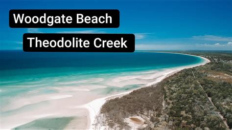 WOODGATE BEACH & THEODOLITE CREEK | Drone, Swimming & Underwater ...