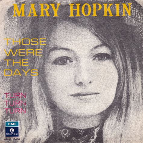 Mary Hopkin – Those Were The Days (1968, Vinyl) - Discogs