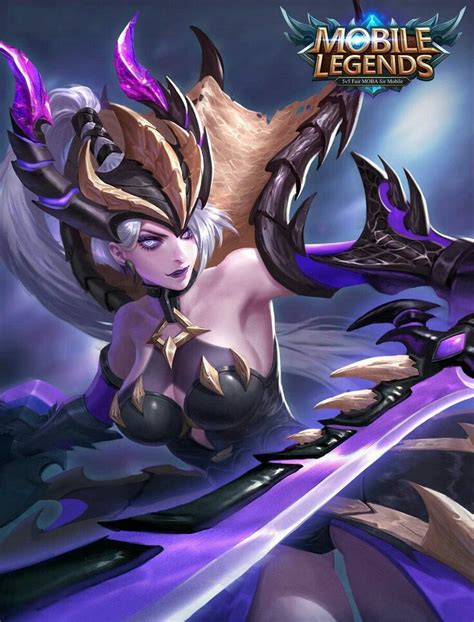 Mobile legends - Freya Skin Freya, Dragon Hunters, Dark Rose, Alucard ...