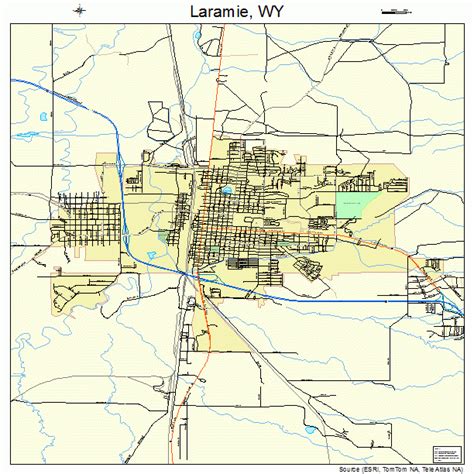 Laramie Wyoming Street Map 5645050