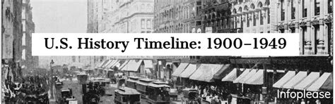 U.S. History Timeline: 1900–1949 | Infoplease