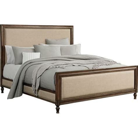 Cambridge Lexington Upholstered Queen-Size Bed Frame - Walmart.com ...