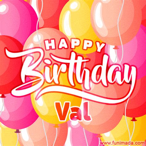 Happy Birthday Val GIFs for Her - Download on Funimada.com