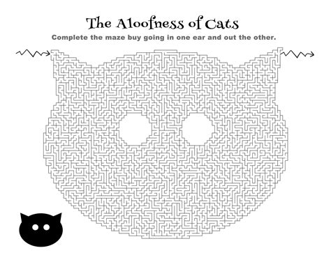 Cat Maze Puzzle: Challenge Yourself to Find the Exit in this Fun ...