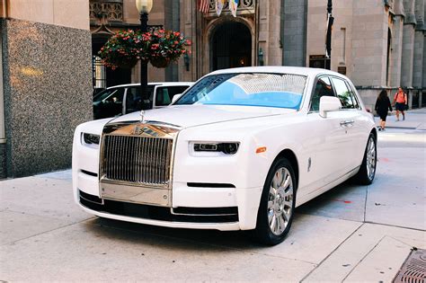 Rent a White Rolls Royce Phantom | Exotic Prom Cars | CelebLux Chicago