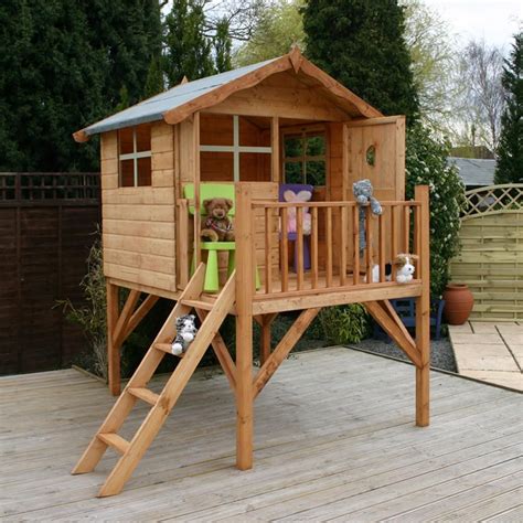 Mercia Tulip Tower Wooden Playhouse | Internet Gardener (With images ...