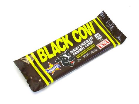 Black Cow 1.5 oz Candy Bar | OldTimeCandy.com