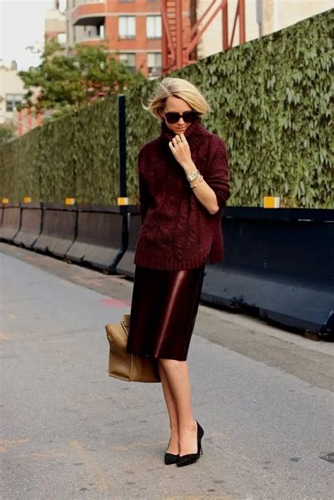 34 Cute and Fashionable Outfits in Burgundy