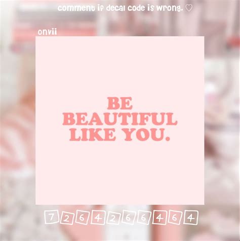 Be Beautiful Like You