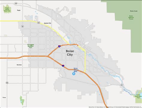 Boise Zip Code Map - GIS Geography