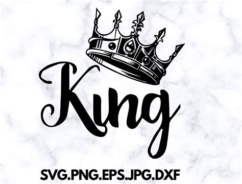 King Crown Svg ,KING SVG ,king With a Crown,svg Design,svg Png Dxf Eps ...