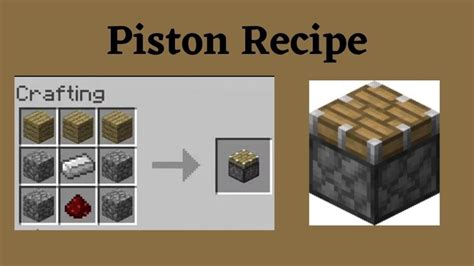 How To Make Sticky Pistons In Minecraft