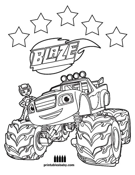 Blaze And The Monster Machines Coloring Pages To Print at GetColorings ...