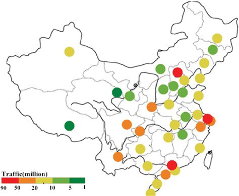 Airport distribution in China. | Download Scientific Diagram