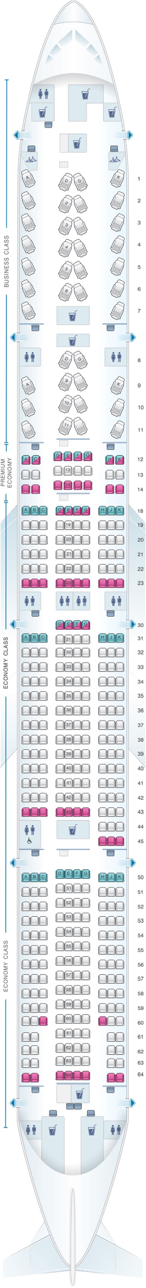 Seat Map Air Canada Boeing B777 300ER (77W) International Layout 1 ...