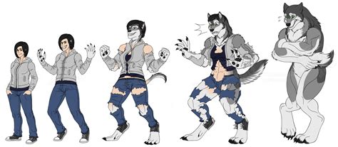 Clumsy WereWolf Transformation - Commission by Carolzilla on DeviantArt ...