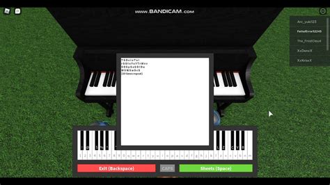 Sans Piano Sheet Roblox