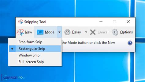 Cách chụp màn hình với Snipping Tool - SurfacePro.vn