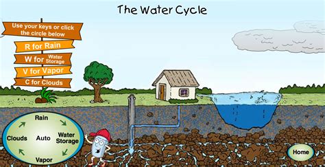 Animated Water Cycle | Precipitation Education