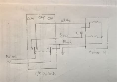 single phase motor reversing wiring diagram - Wiring Diagram