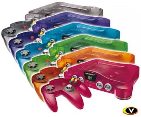 nintendo 64 transparent console colors | Employee Teaching | Pinterest