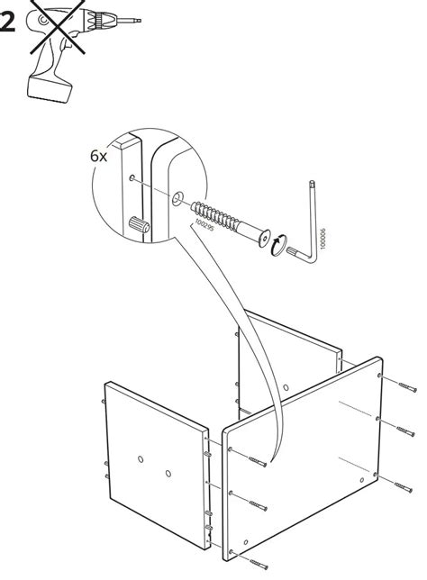 IKEA FLISAT Toy Storage with Casters Instruction Manual