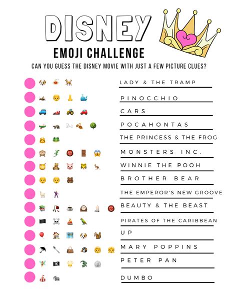 Printable Emoji Quiz With Answers