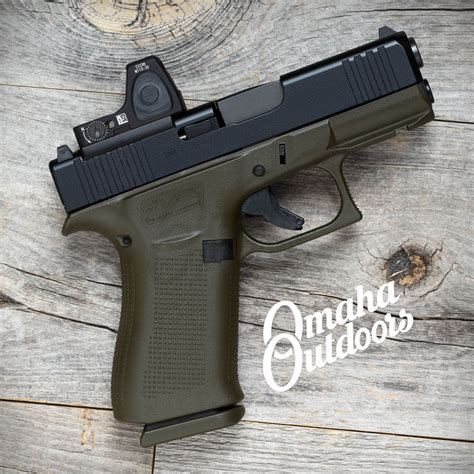 Glock 43X MOS OD Green with RMRcc 3.25 MOA - Omaha Outdoors