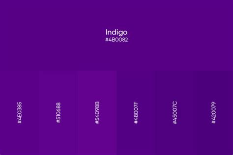 Indigo color: hex code, shades, and design ideas - PhotoSmash.pro