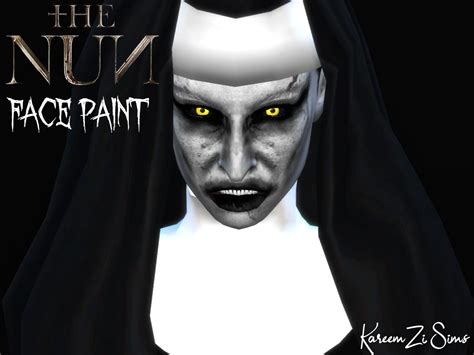 KareemZi Sims - THE NUN - VALAK FACE PAINT Halloween CC Dump (Part...