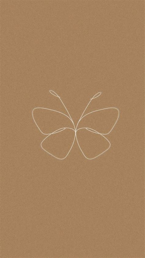 Butterfly 🦋 | Butterfly sketch, Butterfly wallpaper, Brown wallpaper