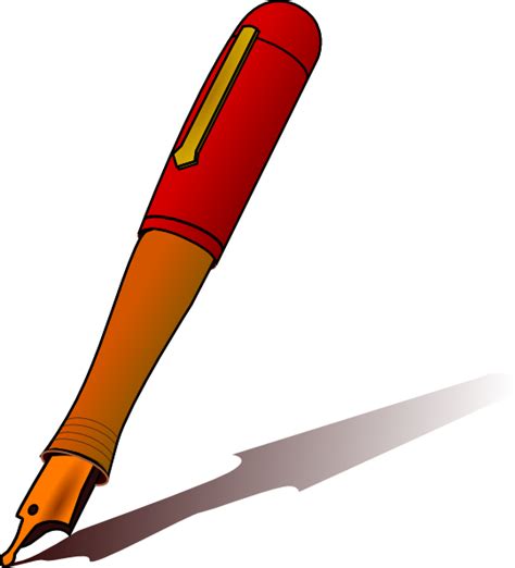 Pen clip art Free Vector / 4Vector