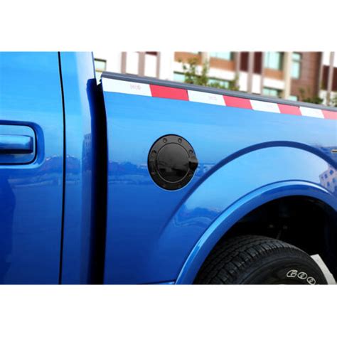 Gas Cap Cover Tank Fuel Filler Door Covers Black for Ford F150 2015 ...