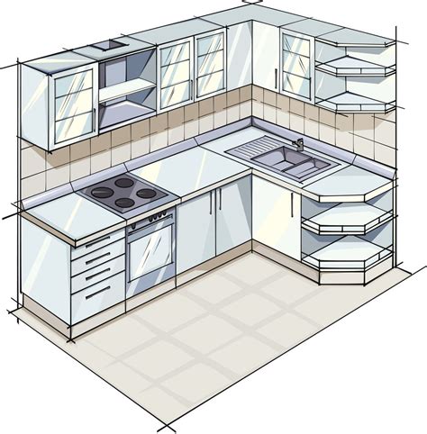 5 Kitchen Layouts Using L-Shaped Designs