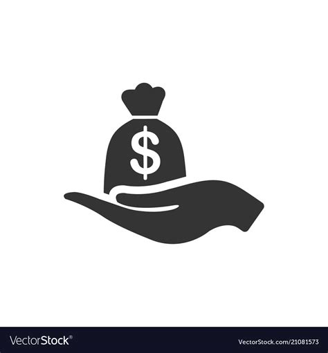 Give money icon Royalty Free Vector Image - VectorStock