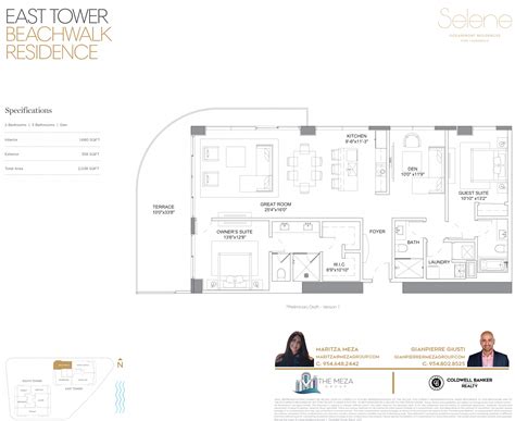 East Tower Floor Plans - Selene Fort Lauderdale | Meza Group