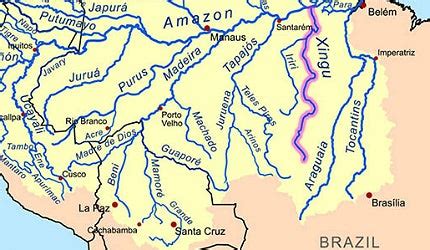 Xingu River Map