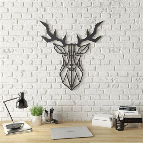 You'll love the Geo Deer Modern Metal Wall Décor at Wayfair - Great ...