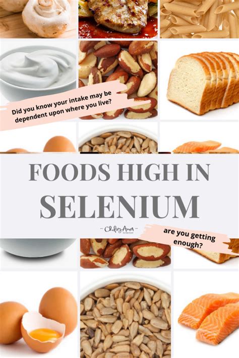 What Foods Contain Selenium? - Chelsey Amer