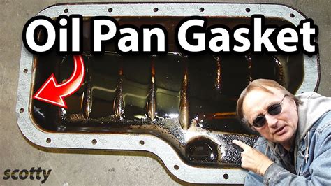 How to Replace a Leaking Oil Pan Gasket in Your Car - YouTube