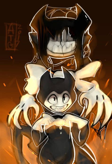 Look Back | Bendy and the Ink machine Fan art by Puijela10 | Bendy and ...