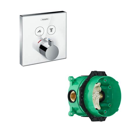 Hansgrohe ShowerSelect Glass Thermostat For Concealed Installation ...