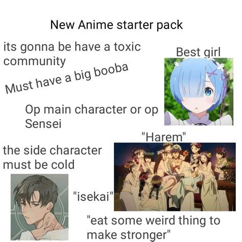 New anime starterpack : r/starterpacks