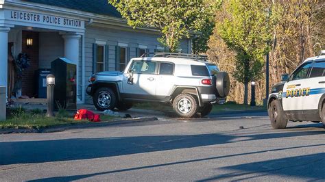 Leicester police shoot, kill man who rammed SUV into station