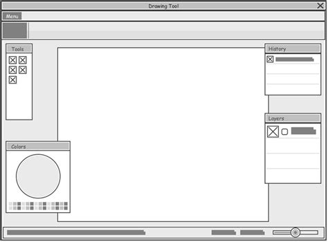 Desktop Application Wireframes