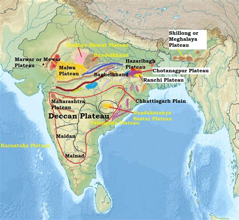 Indian Peninsular Plateau (Deccan Plateau) - UPSC