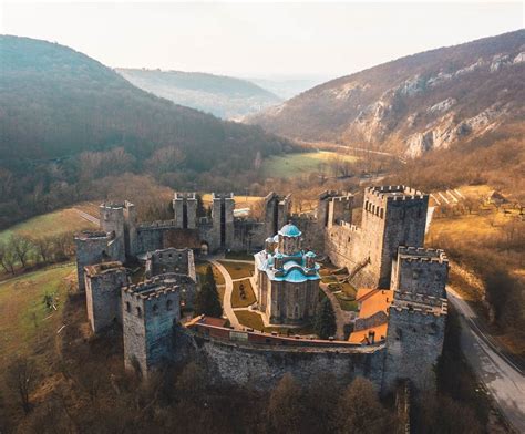 Manasija monastery, 1406-1418, Serbia : r/castles